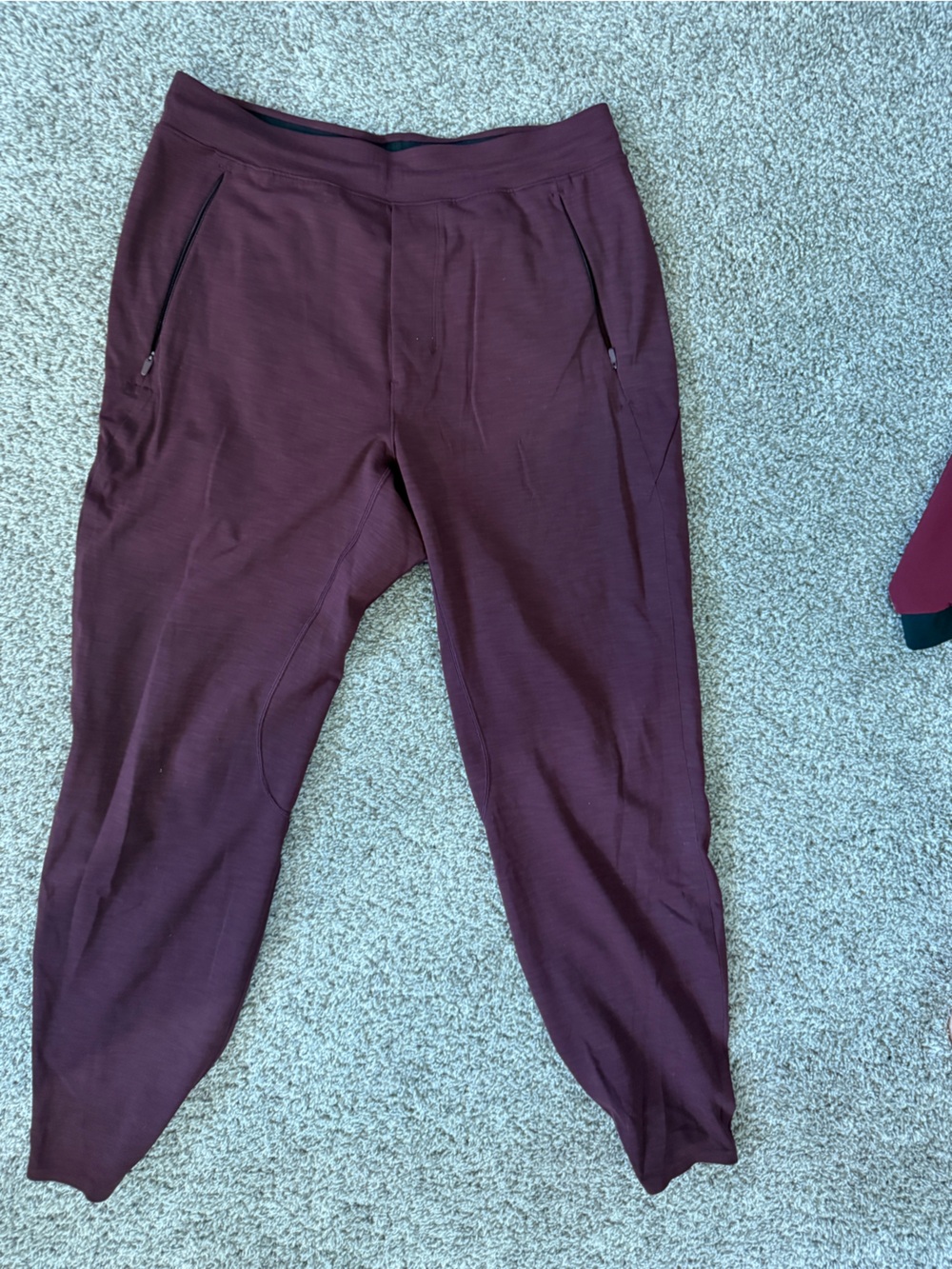 Lululemon Balancer Pants Sz M Merlot